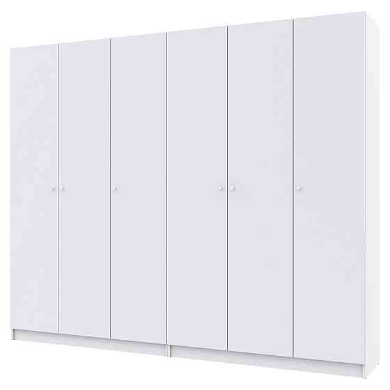 Комплект шкафов для одежды Doros Промо (2 шт.) 270х48х204 см Белый (DRS-011215) Днепр