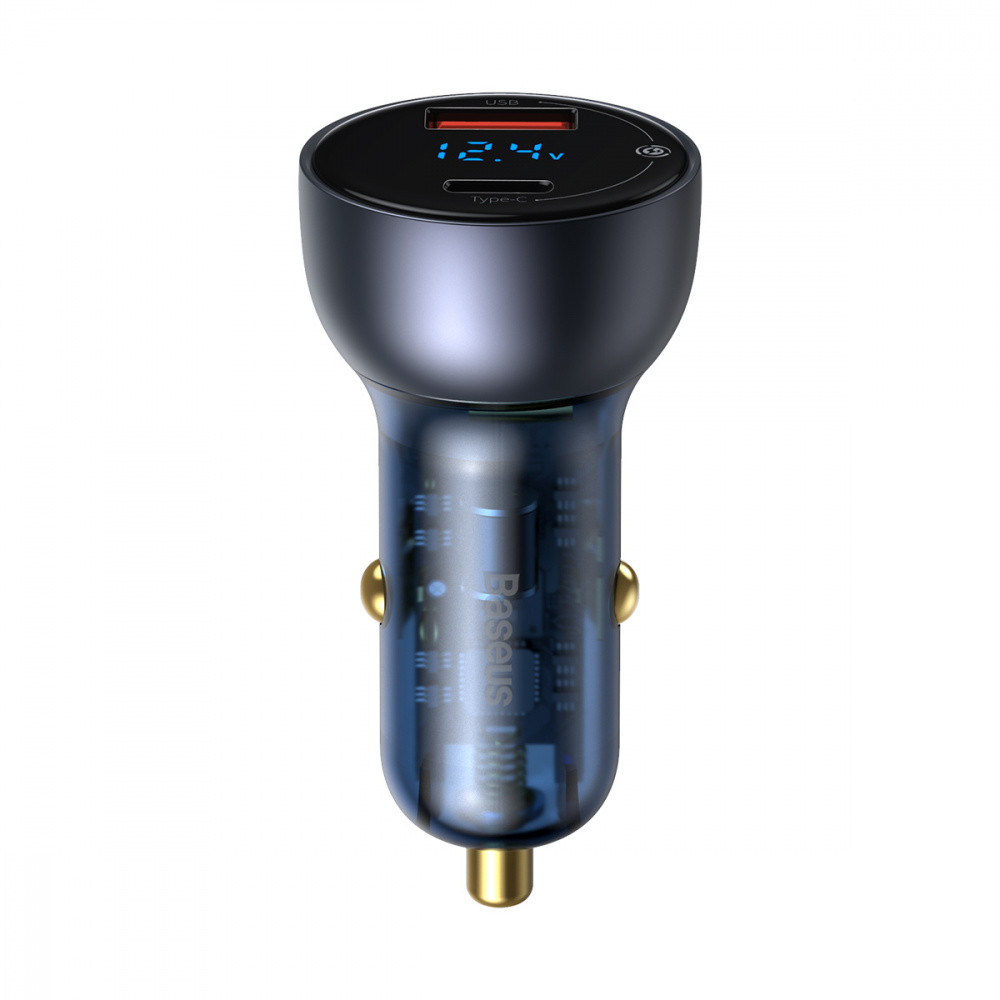 Автомобільний зарядний пристрій Baseus PPS 65W USB+Type-C сірий Львів - фото 1