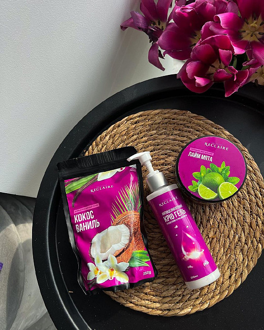 Літній антицелюлітний набір Summer Anti-cellulite box+3 пари штанів для обгортання Reclaire cosmetics Київ - фото 2