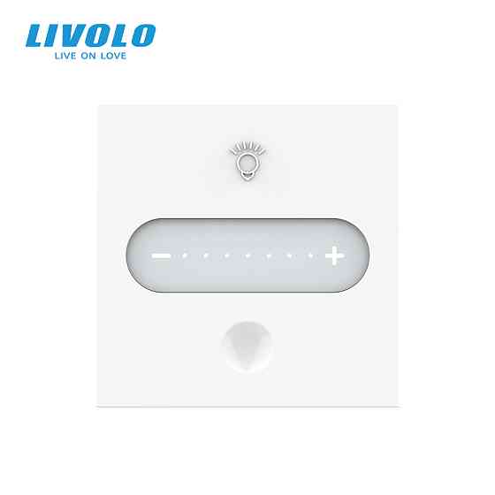 Розумний сенсорний димер LIVOLO, білий, прохідний / перехресний, ZigBee, 2А 230В, без нейтралі, сумісний з Home Assistant, модуль без рамки (VL-FC1SDZ Коломыя