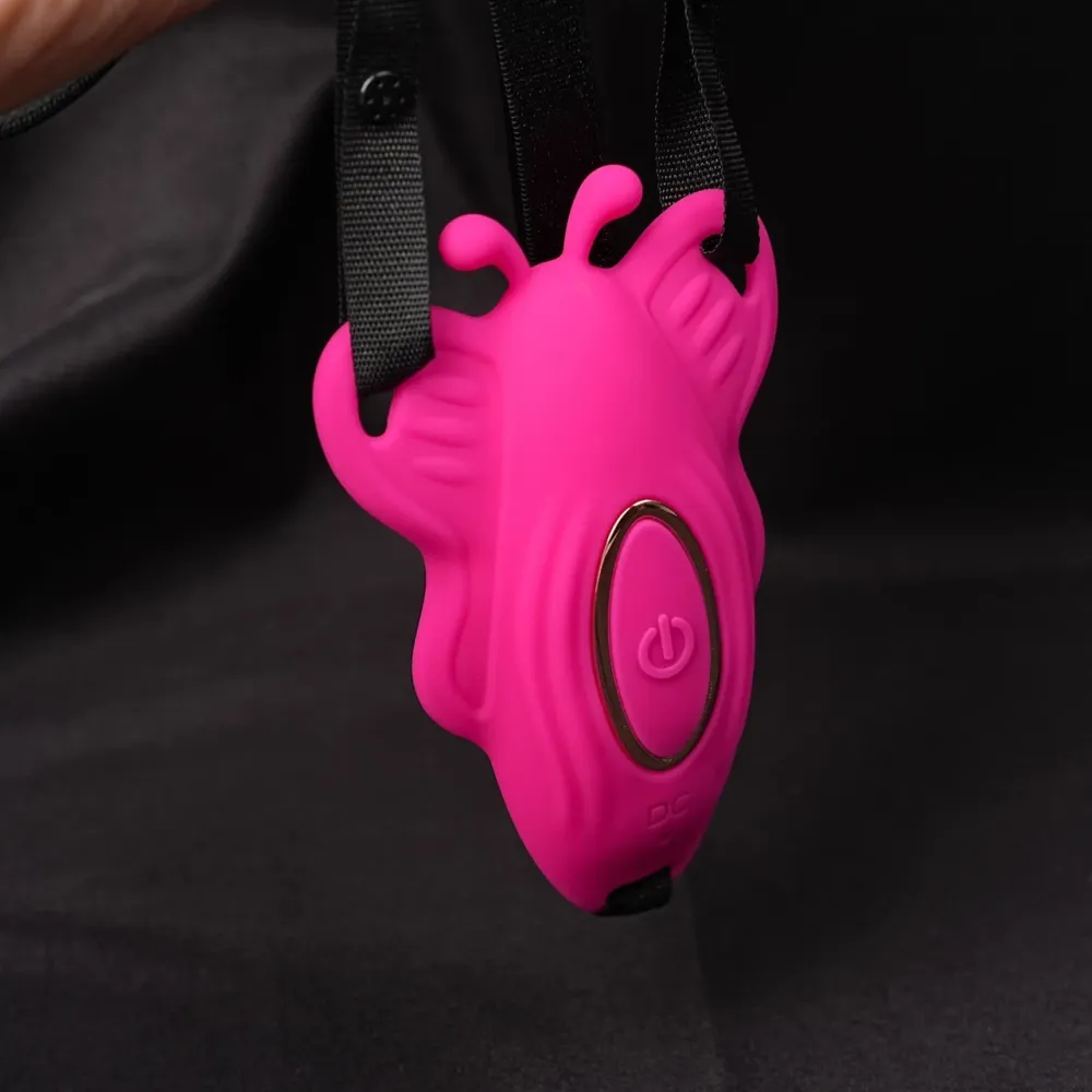 Силіконовий Smart вібратор-трусики LoveSpouse Panties безшумний з ремінцями 9 режимів Фіолетовий Вінниця - фото 4