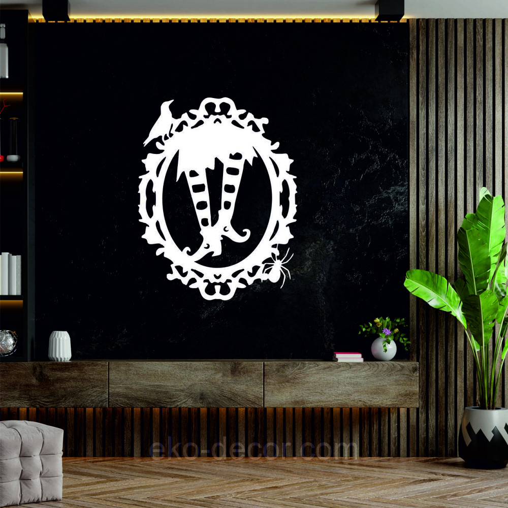 Декоративное настенное Панно «Ведьмины ноги», Декор на стену 110*86 см, Белый Киев - изображение 8