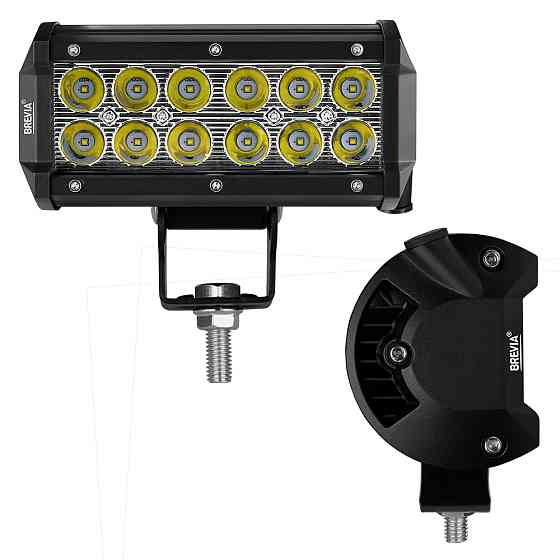 Фара светодиодная Brevia Cree Spot 10-30V, 36W (12x3W), 3000Lm, 1шт Львов