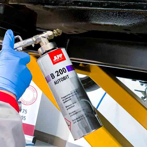 Засіб для захисту шасі під пістолет (баранек) Autobit B200 1л APP чорний, 050611 Винница