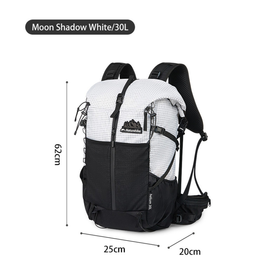 Рюкзак туристичний Naturehike Helium CNK2300016, 30+5 л, білий Киев - изображение 2
