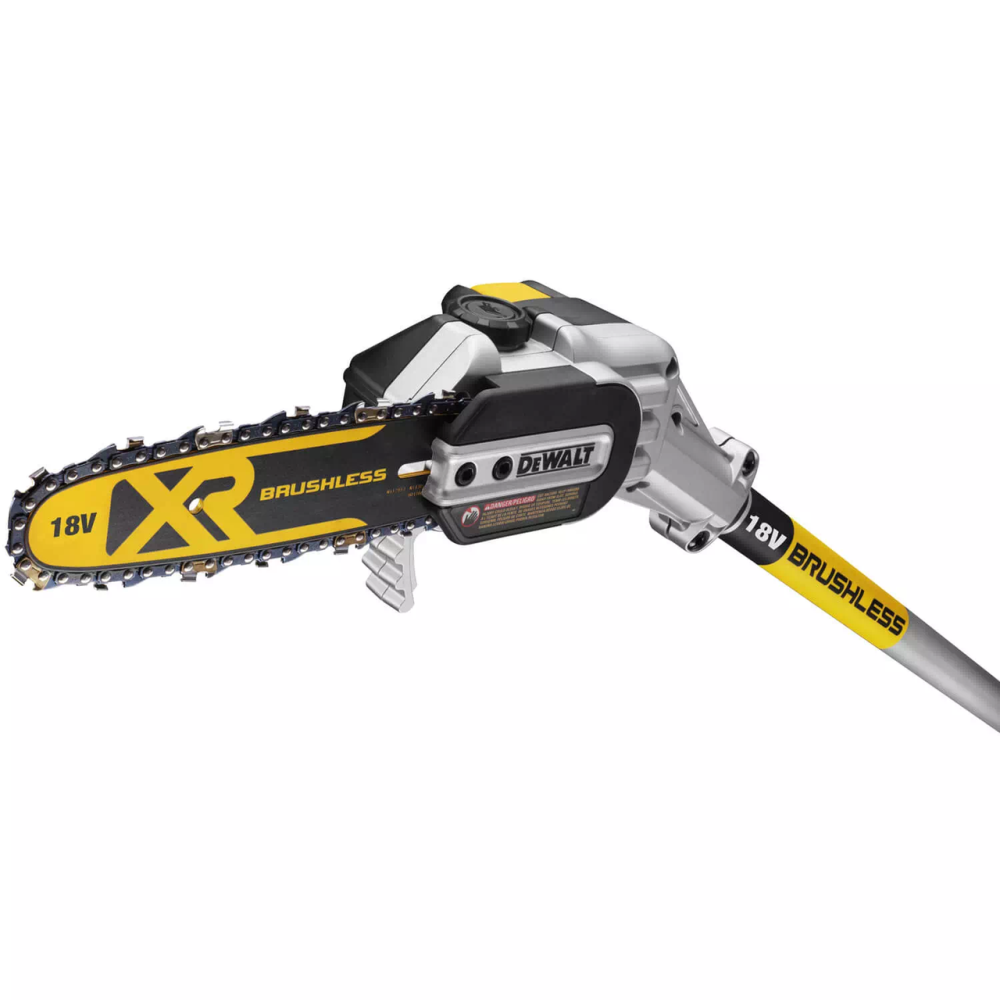 Професійний висоторіз акумуляторний безщітковий зі штангою DeWALT DCMPS567N : без АКБ, шина 20см, штанга Київ - фото 2