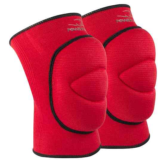 Наколінники PowerPlay PP-8000 Elastic Knee Support (пара) червоні L Каменское