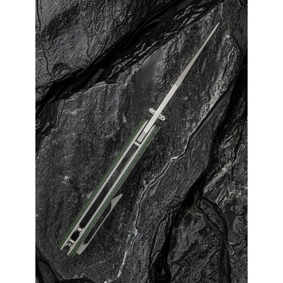 Ніж складаний кишеньковий Civivi Clingman, (7.6 см) Nitro-V / Micarta темно-зелений Київ - фото 16