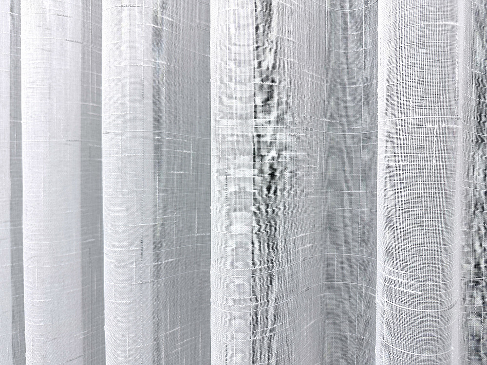 Тюль VR-Textil 1208т Івонна Льон Білий з срібним вкрапленням 400х270 см (43-048) Київ - фото 15