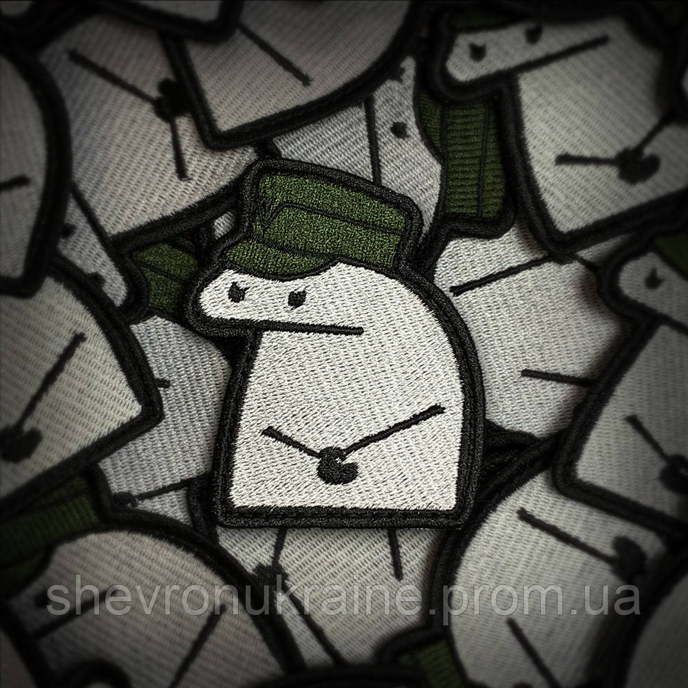 Шеврон Флорк солдат ЗСУ (Форма контурна. На липучці) Розмір 8x6.5см Київ - фото 1