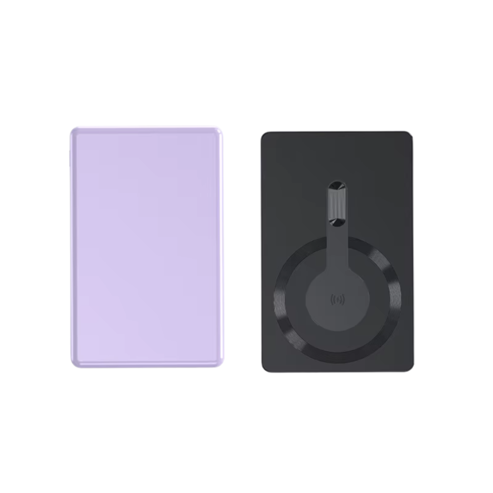 Павербанк бездротовий магнітний ультратонкий, Powerbank з бездротовою зарядкою, 10000 мАг, 20Вт Type-C Purple Кам'янець-Подільський - фото 4