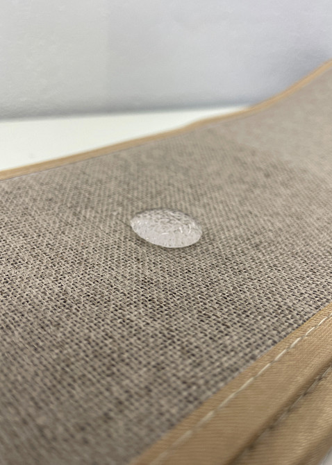 Комплект штор VR-Textil 100% блэкаут ASHEN NIGHT 150х270 2шт и Тюль 500х270 1853ш-1153т бежевый с белым 71-086/4 Киев - изображение 5