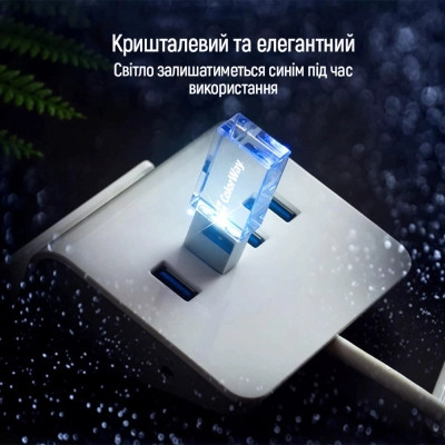USB флеш накопитель ColorWay 32GB 3.0 Transparent (CW-USBCL32) Винница - изображение 4