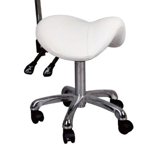 Стул для медицинского персонала со спинкой DM-841-2 white Днепр - изображение 3