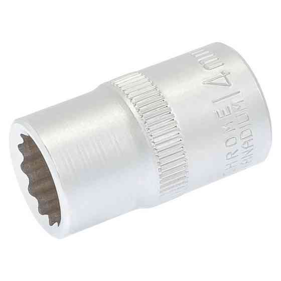 MASTERTOOL Головка торцева MASTERTOOL 12-гранна ½" 14 мм L 40 мм CrV 78-0614 Коломия