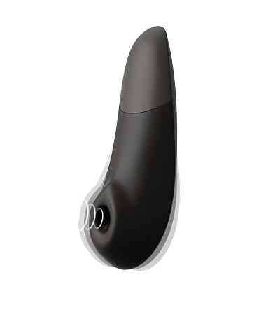 Клиторальный вакуумный стимулятор 2 в 1 Womanizer Enhance с вибрацией, черный Sex Aura Киев