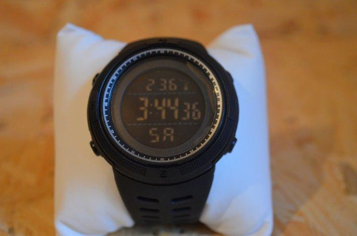 Мужские спортивные часы Skmei 1681 с термометром Черные Винница - изображение 4