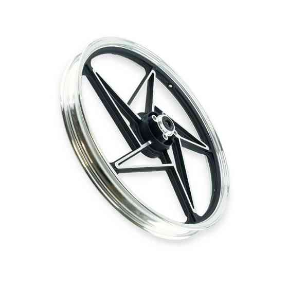 Диск передній Minsk-Viper CG-125-150 D=18 підшипник 14,5мм чорний колісний Мукачево