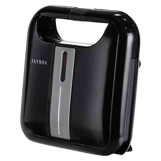 Sokany Вафельниця з антипригарним покриттям, швидким нагріванням і квадратною формою вафель 750 Коломия