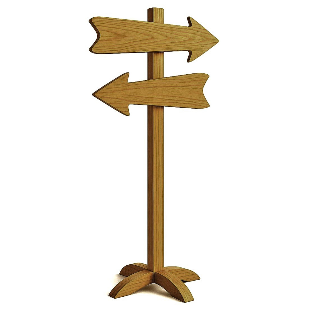 Напольная стрелка-указатель 