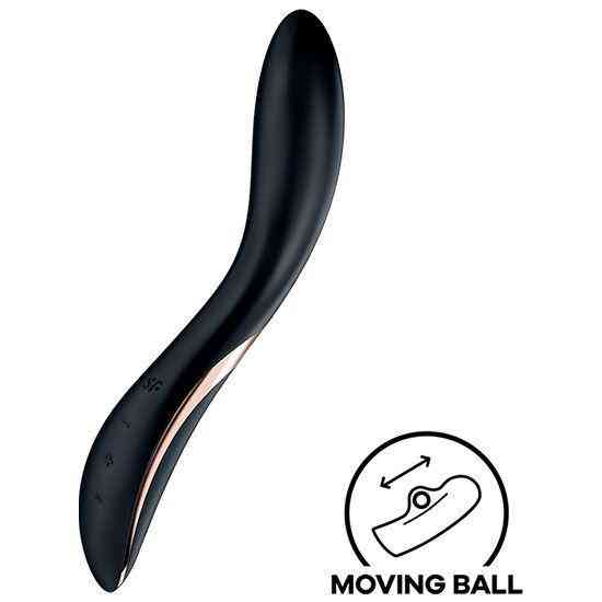 Вібратор із перлинною стимуляцією точки G Satisfyer Rrrolling Explosion Black Sex Aura Київ