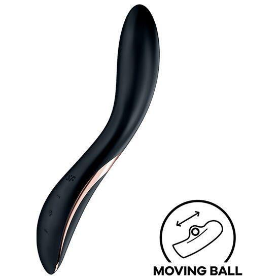 Вібратор із перлинною стимуляцією точки G Satisfyer Rrrolling Explosion Black Sex Aura Київ - фото 1