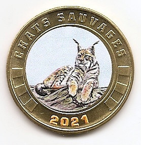 Фентезі - Tromelin - 3 франка 2021 / UNC Рысь Полтава - изображение 1