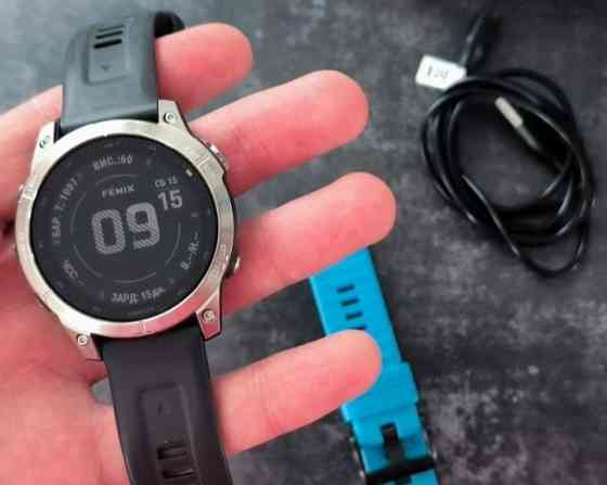 Топовий Смарт -Часы Garmin Fenix 7 Silver Киев
