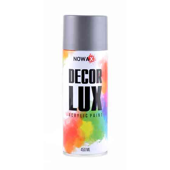 Фарба акрилова Nowax Spray Срібний металік 450мл Львів