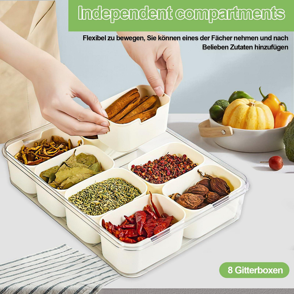 Ланчбокс / органайзер для спецій, солодощів, фруктів FOVHEE Луцк - изображение 2