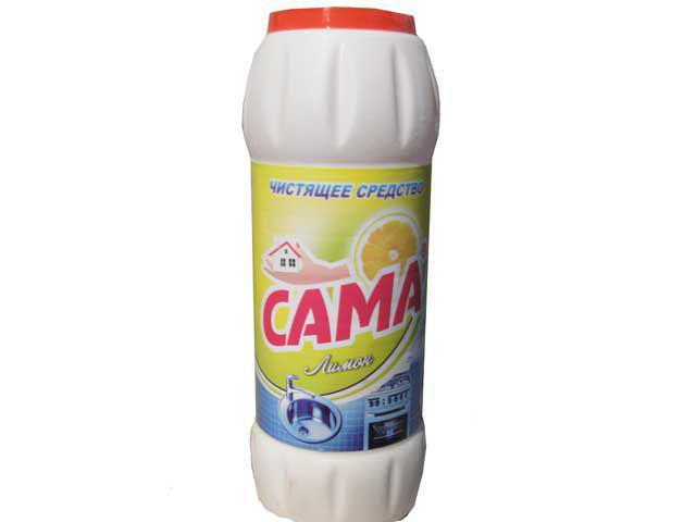 Чистящий порошок для мытья посуды САМА Лимон 500г (1 шт) Харьков - изображение 1
