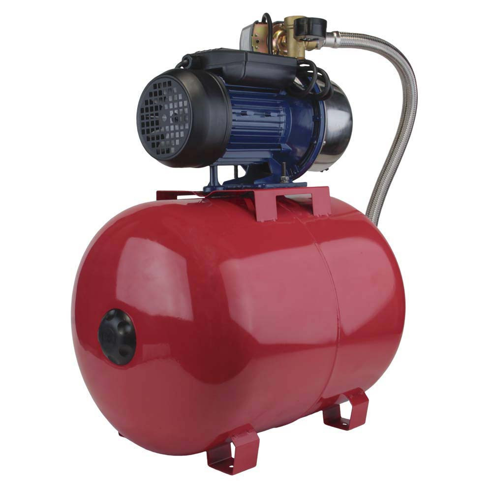 Станция 1.1кВт Hmax 48м Qmax 60л/мин (самовсасывающий насос нерж) 50л Украина Wetron Ровно - изображение 2