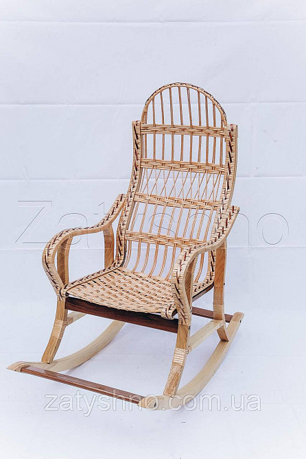 Крісло гойдалка з лози | Київ - фото 3