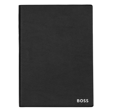 Блокнот A5 Hugo Boss ESSENTIAL Black Lined Ровно