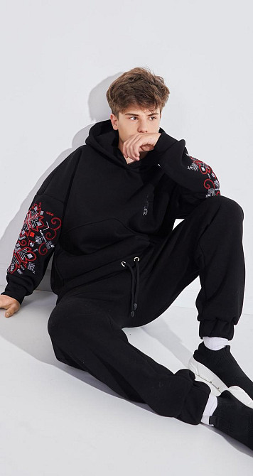 Теплий костюм з українською вишивкою (176 см) Київ - фото 5