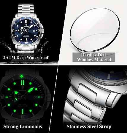 Оригінал!️ Чоловічий наручний годинник POEDAGAR Київ