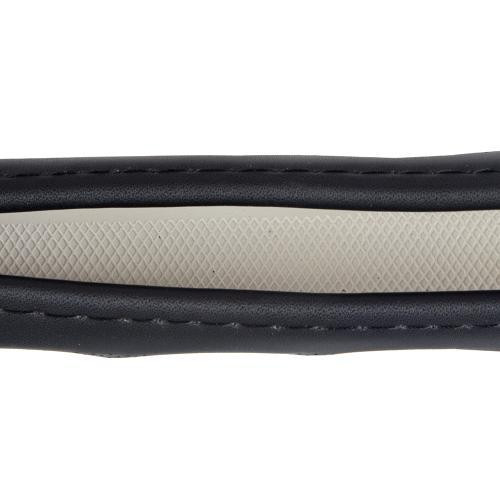 Чохол на кермо VLOD-24LC6 BK M чорний шкіряний з одним швом Харків - фото 4