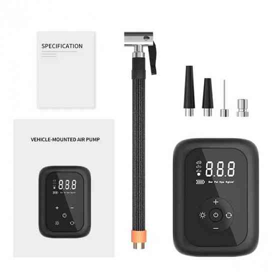 Портативный компрессор для машины CZK-4234 20 л, Автокомпрессор для подкачки колес XH-92 Киев