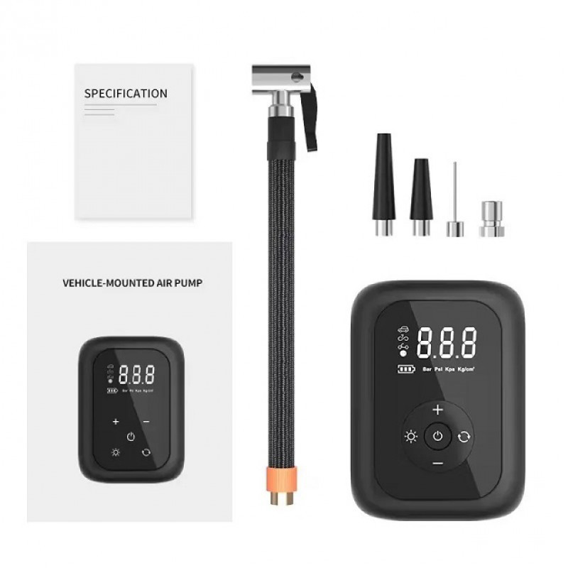 Портативный компрессор для машины CZK-4234 20 л, Автокомпрессор для подкачки колес XH-92 Киев - изображение 6