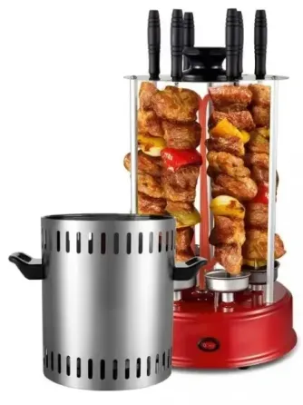 Шашличниця DOMOTEC MS-7783 Червона ART:7134 Київ
