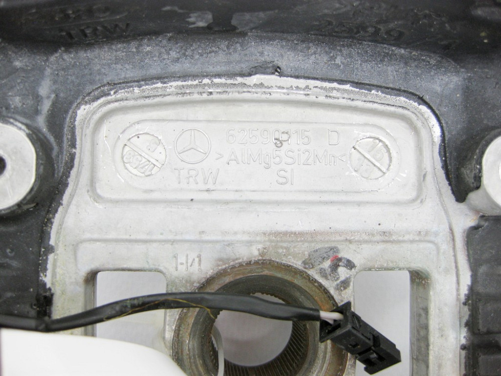 Mercedes-Benz  A0024601503 9E38 Рульове колесо - кермо чорне з підігрівом та дерев'яною вставкою S-Class W222 Одеса - фото 8