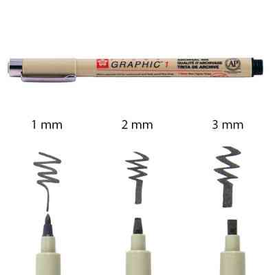 Лайнер Sakura маркер PIGMA GRAPHIC 1мм, Чорний (084511366152) Вінниця