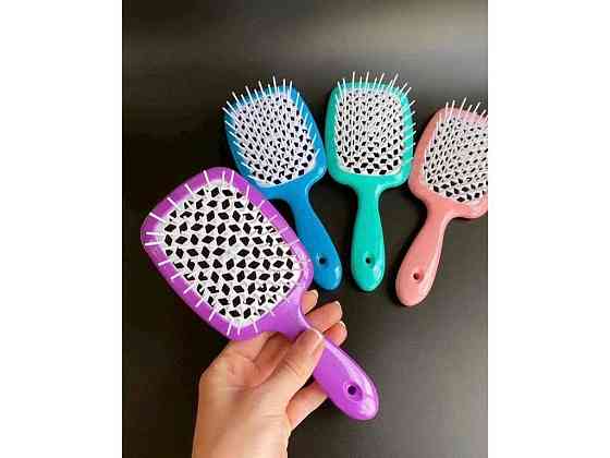 Гребінець Hollow Comb Shulimei кольоровий (21*9*5см) 210863 ТМ EСТЕТ Київ