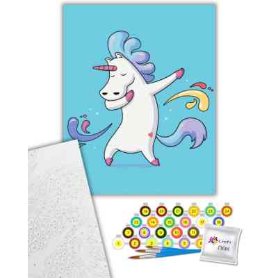 Картина по номерам ArtCraft Крута єдиноріжка 40х50 см (16125-AC) Вінниця