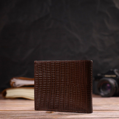 Портмоне Canpellini Из натуральной кожи Коричневое (21785) Винница - изображение 2