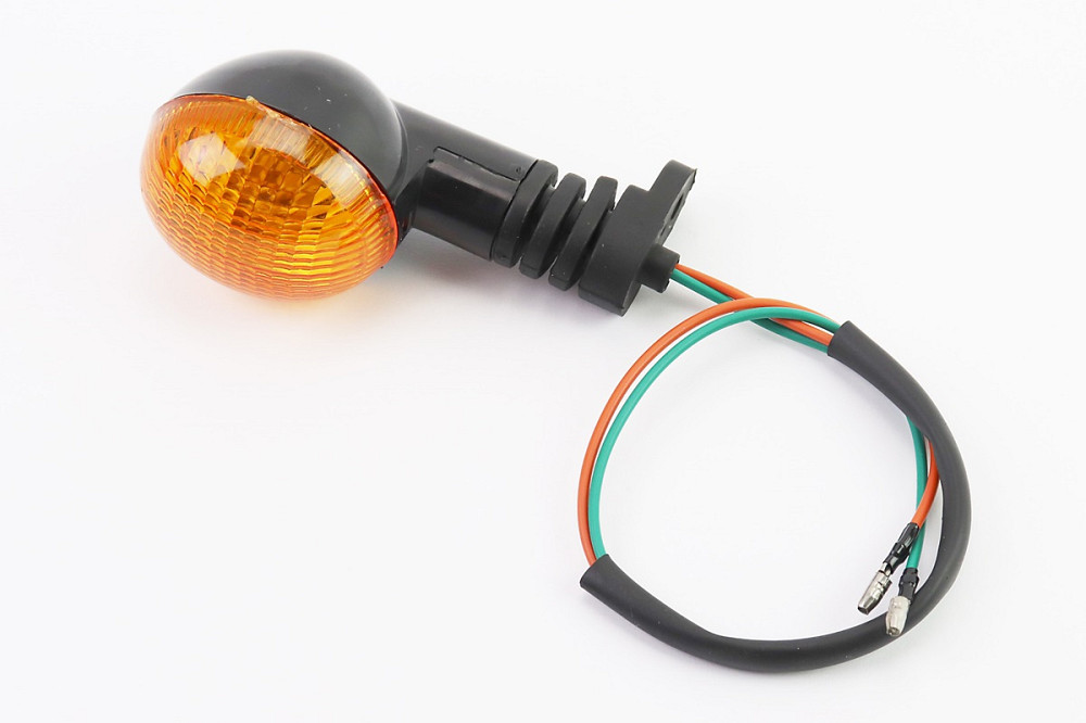 Поворот круглий "малий" (помаранчеве скло) на гумовій ніжці, тип 2 Київ - фото 1