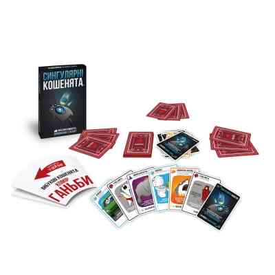 Настільна гра Rozum Вибухові кошенята: Сингулярні кошенята (Imploding Kittens) (укр.) (EKIEK03UA) Вінниця