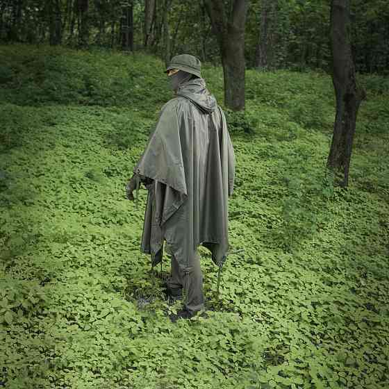 Дождевик мужской военный, Дождевик плащ-палатка Уставной армейский Тактическое боевое пончо TE-75 Львов