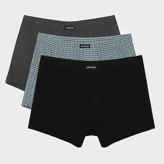Набір чоловічих трусів шорти (3 шт. у пакованні) CHIKISS 3CMH 001/01 XXL Київ