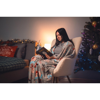 Плед Ardesto Christmas Flannel 160х200см, 100% поліестер, різдвяні котики (ART0120PB) Вінниця - фото 2